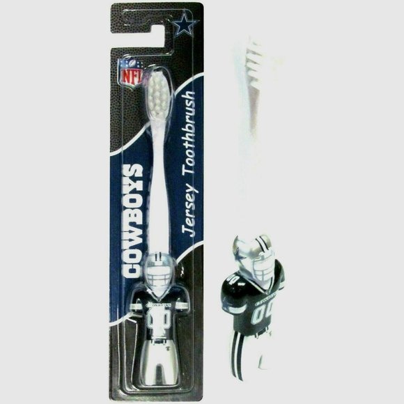 3 PK of DALLAS COWBOYS TOOTHBRUSH YOUTH SIZE PLAYER STYLE - Picture 1 of 2
